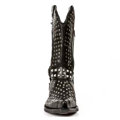 New Rock - M-7928-S1 Des bottes de cow-boy - Noir/Gris